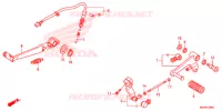 PEDALE pour Honda NC 700 X ABS DCT de 2016