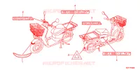 AUTOCOLLANTS pour Honda BENLY 110 YUSEI de 2016