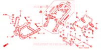 CADRE pour Honda RUCKUS 50 WHITE de 2006