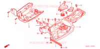 MARCHE PIEDS pour Honda RUCKUS 50 WHITE de 2006