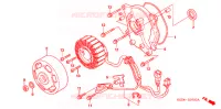 ROTOR   STATOR pour Honda RUCKUS 50 WHITE de 2006