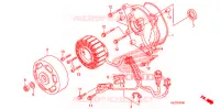 ROTOR   STATOR pour Honda RUCKUS 50 BLACK de 2008