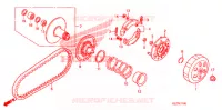EMBRAYAGE pour Honda RUCKUS 50 RED de 2009