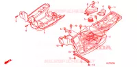 MARCHE PIEDS pour Honda RUCKUS 50 RED de 2009