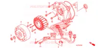ROTOR   STATOR pour Honda RUCKUS 50 RED de 2009