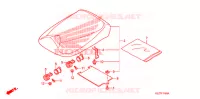 SELLE pour Honda RUCKUS 50 RED de 2009