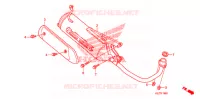 SILENCIEUX D'ECHAPPEMENT pour Honda RUCKUS 50 RED de 2009