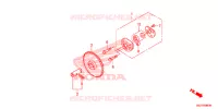 POMPE A HUILE pour Honda RUCKUS 50 RED de 2009