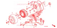 ROTOR   STATOR pour Honda RUCKUS 50 RED de 2009