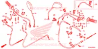 LEVIER DE GUIDON   CABLE   COMMODO pour Honda RUCKUS 50 de 2014