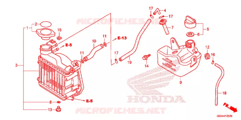 RADIATEUR Honda SCOOTER 50 RUCKUS 2015  NPS50F