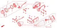 CLIGNOTANT pour Honda RUNE 1800 VALKYRIE painted wheels forward handlebar de 2004