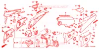 COUVERCLES LATERAUX pour Honda RUNE 1800 VALKYRIE painted wheels pullback handlebar de 2004