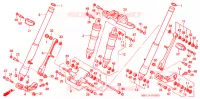 FOURCHE pour Honda RUNE 1800 VALKYRIE de 2004