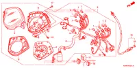 COMPTEUR  pour Honda WAVE 110 Front brake disc, Kick start de 2011