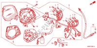 COMPTEUR (AFS110B/C/D/E/F/H) pour Honda WAVE 110 I, TH Front brake drum, Kick start, Spoked wheels de 2011