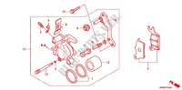 ETRIER DE FREIN AVANT pour Honda WAVE 110 Front brake disc, Electric start de 2011