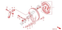 FLASQUE   MACHOIRES DE FREIN ARRIERE pour Honda WAVE 110 Front brake disc, Electric start de 2011
