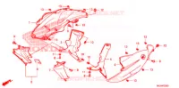 COUVERCLES LATERAUX pour Honda 700 DN01 de 2009
