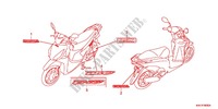 AUTOCOLLANTS pour Honda VISION 110 de 2015
