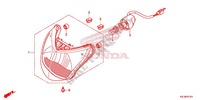 PHARE (NSC110CSD/E) pour Honda SPACY 110 de 2013