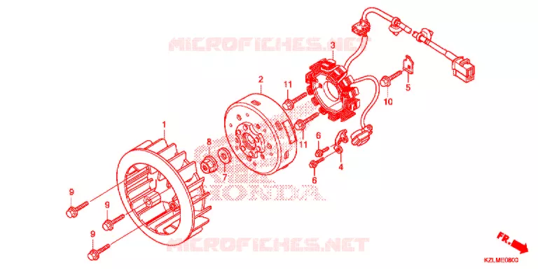 ALTERNATEUR Honda SCOOTER 110 SPACY 2013  NSC110CSD