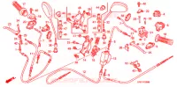 LEVIER DE GUIDON   CABLE   COMMODO (NSC50SH4/5/6/7/8/9) pour Honda 50 DIO CESTA de 2007