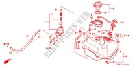 RESERVOIR A CARBURANT (NSC50SH4/5/6/7) pour Honda 50 DIO CESTA de 2007