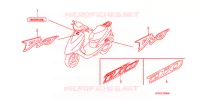 AUTOCOLLANTS pour Honda 50 DIO SPECIAL GREY de 2010