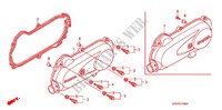 COUVERCLE GAUCHE pour Honda 50 DIO SPECIAL GREY de 2010