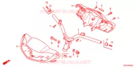 GUIDON pour Honda 50 DIO SPECIAL GREY de 2010