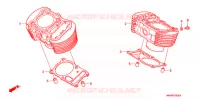 CYLINDRE pour Honda SHADOW 400 de 2003