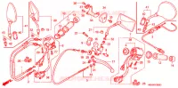 LEVIER DE GUIDON   CABLE   COMMODO pour Honda SHADOW 400 de 2003