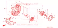 ROUE ARRIERE pour Honda SHADOW 400 de 2006
