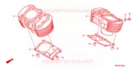 CYLINDRE pour Honda SHADOW 400 de 2007