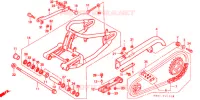 BRAS OSCILLANT pour Honda STEED 400 J/C de 2001