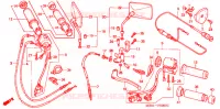 COMMODO   LEVIER   CABLE pour Honda STEED 400 J/C de 2001