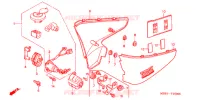 COUVERCLES LATERAUX pour Honda STEED 400 J/C de 2001