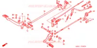 PEDALE pour Honda STEED 400 J/C de 2001