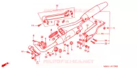 SILENCIEUX D'ECHAPPEMENT pour Honda STEED 400 J/C de 2001