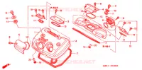 COUVRE CULASSE pour Honda STEED 400 VLX With speed warning light de 1998