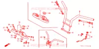 GUIDON   TE DE FOURCHE (NV400CSW/CBW) pour Honda STEED 400 VLX With speed warning light de 1998