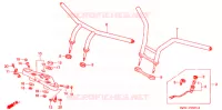 GUIDON   TE DE FOURCHE pour Honda STEED 400 VLX With speed warning light. Flat bar handle de 1993