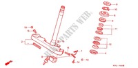 TE DE FOURCHE pour Honda STEED 400 VLX Taylor bar handle, with speed warning light de 1993