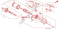 DEMARREUR pour Honda STEED 400 VLX Flat bar handle, with speed warning light de 1993