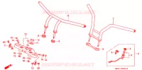 GUIDON   TE DE FOURCHE pour Honda STEED 400 VLX Speed warning light Flat bar handle de 1994