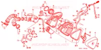 FILTRE A AIR pour Honda STEED 400 VLX Flat bar handle with speed warning light de 1994
