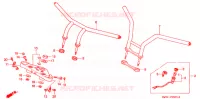 GUIDON   TE DE FOURCHE pour Honda STEED 400 VLX Flat bar handle with speed warning light de 1994