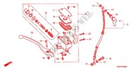 MAITRE CYLINDRE DE FREIN AVANT pour Honda STEED 400 VLX With speed warning light · Taylor bar handle de 1997