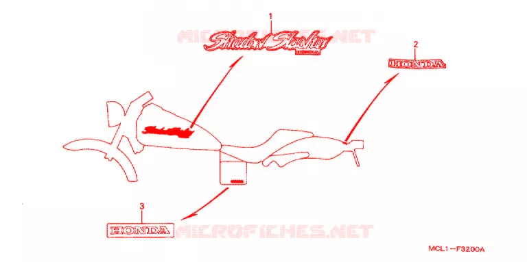 t (DCY-DC2) Honda MOTO 400 SHADOW 2002  NV400DC2